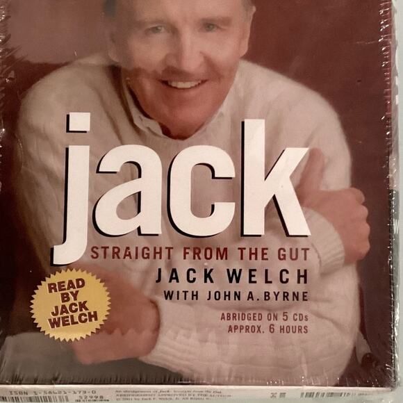 Audiobook: Jack - Straight From The Gut by Jack Welch - Picture 1 of 3
